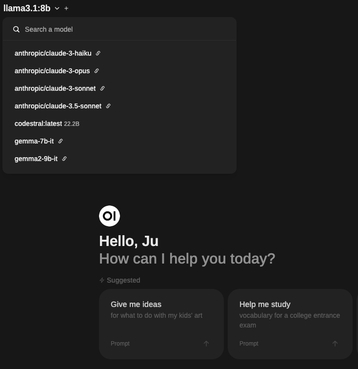OpenwebUI chat